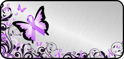 Awareness Bfly Purple