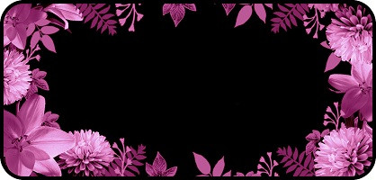Black & Pink Floral