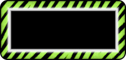 Stripes Lime & Black