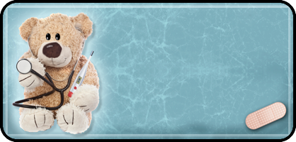 Medical Teddy Blue