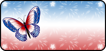 Patriotic Butterfly