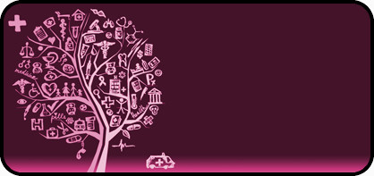 Med Sketch Tree Pink