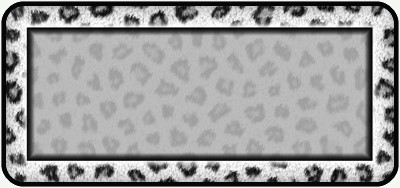 Snow Leopard Print Gray