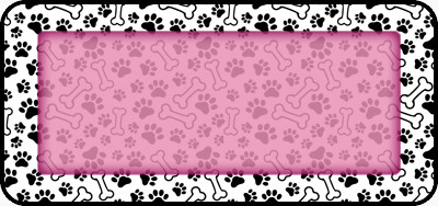 Paws & Bones Pink