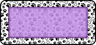 Paws & Bones Purple