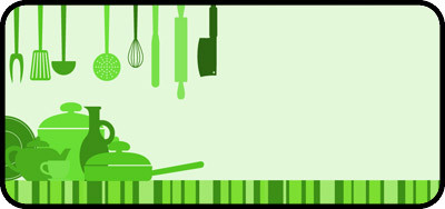 Kitchen Clutter Green