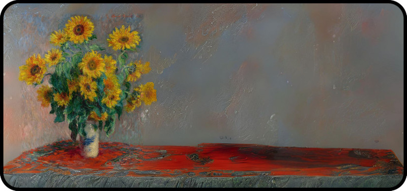(NEW)Monet's Sunflowers
