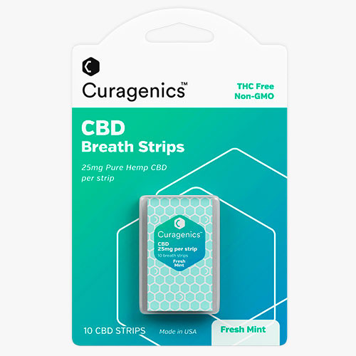 Curagenics CBD Strips <small>Fresh Mint</small> Curagenics CBD Strips <small>Fresh Mint</small>