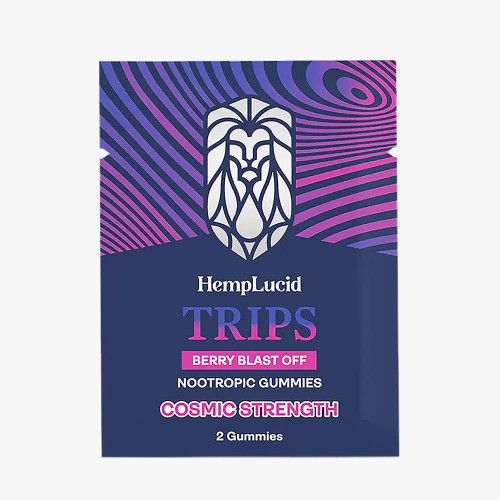 2-Pack Sachet of HempLucid Trips Nootropic Gummies - 30 count 2-Pack Sachet of HempLucid Trips Nootropic Gummies - 30 count