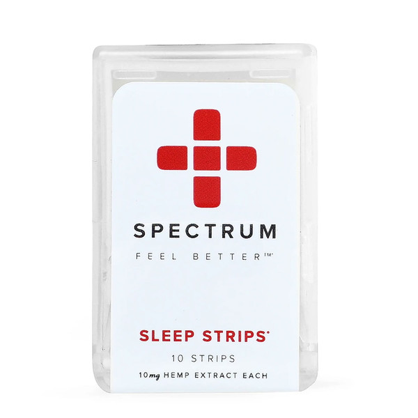 A single pack of Spectrum CBD Sleep Strips