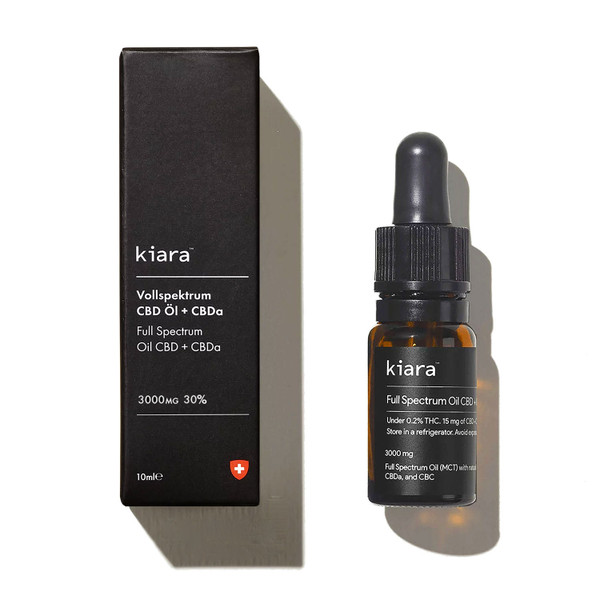 Kiara Naturals Full Spectrum CBD Oil Tincture - 3,000mg