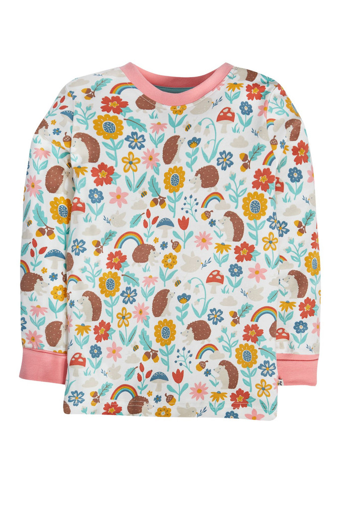 Sundown Pyjamas - White Woodland Hedgehog