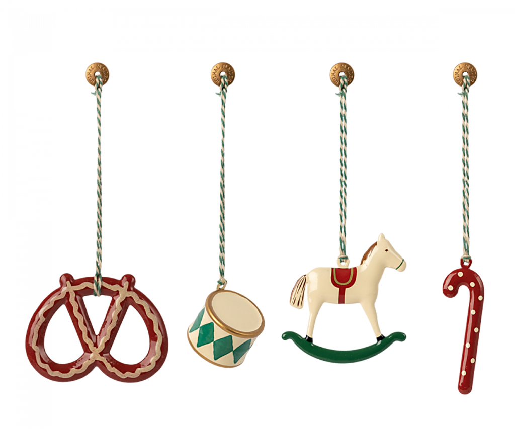 Metal ornament set - Peter`s Christmas