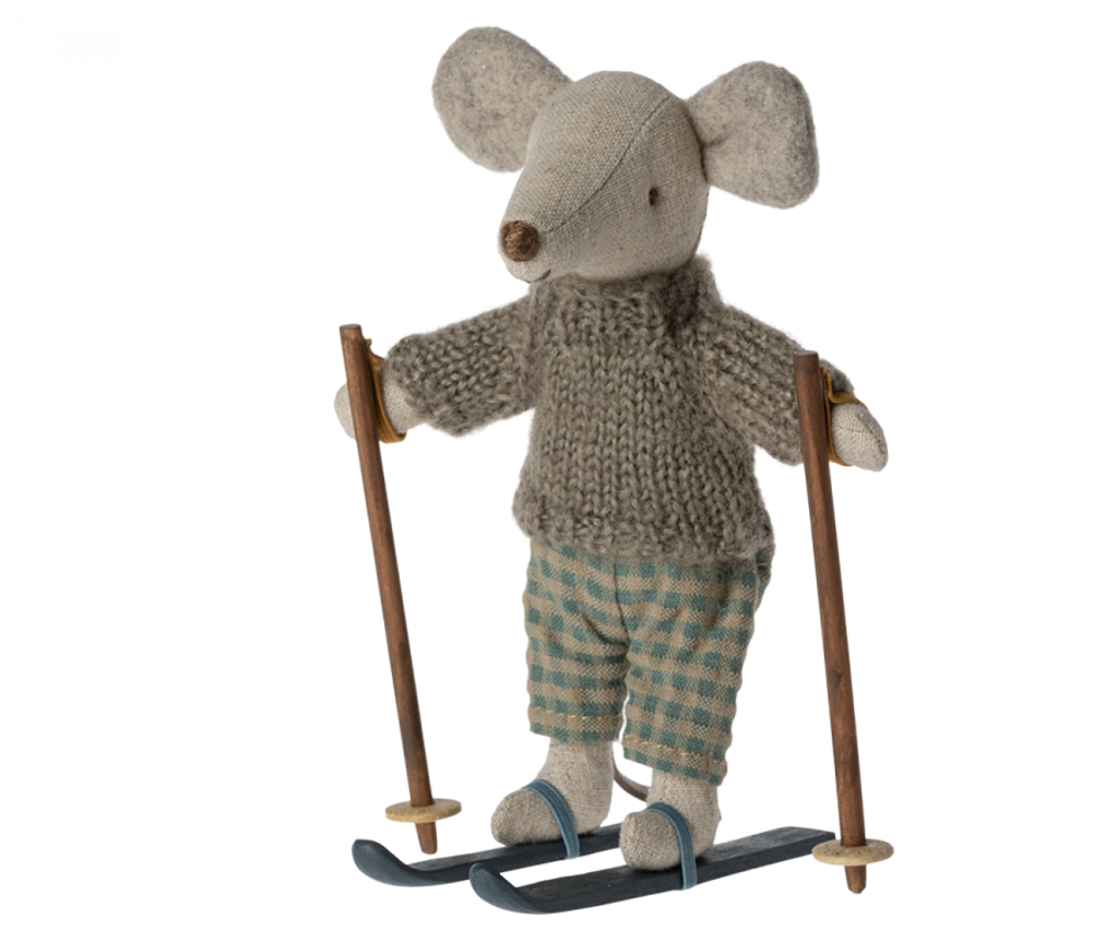 Winter Mouse With Ski Set - Big Brother