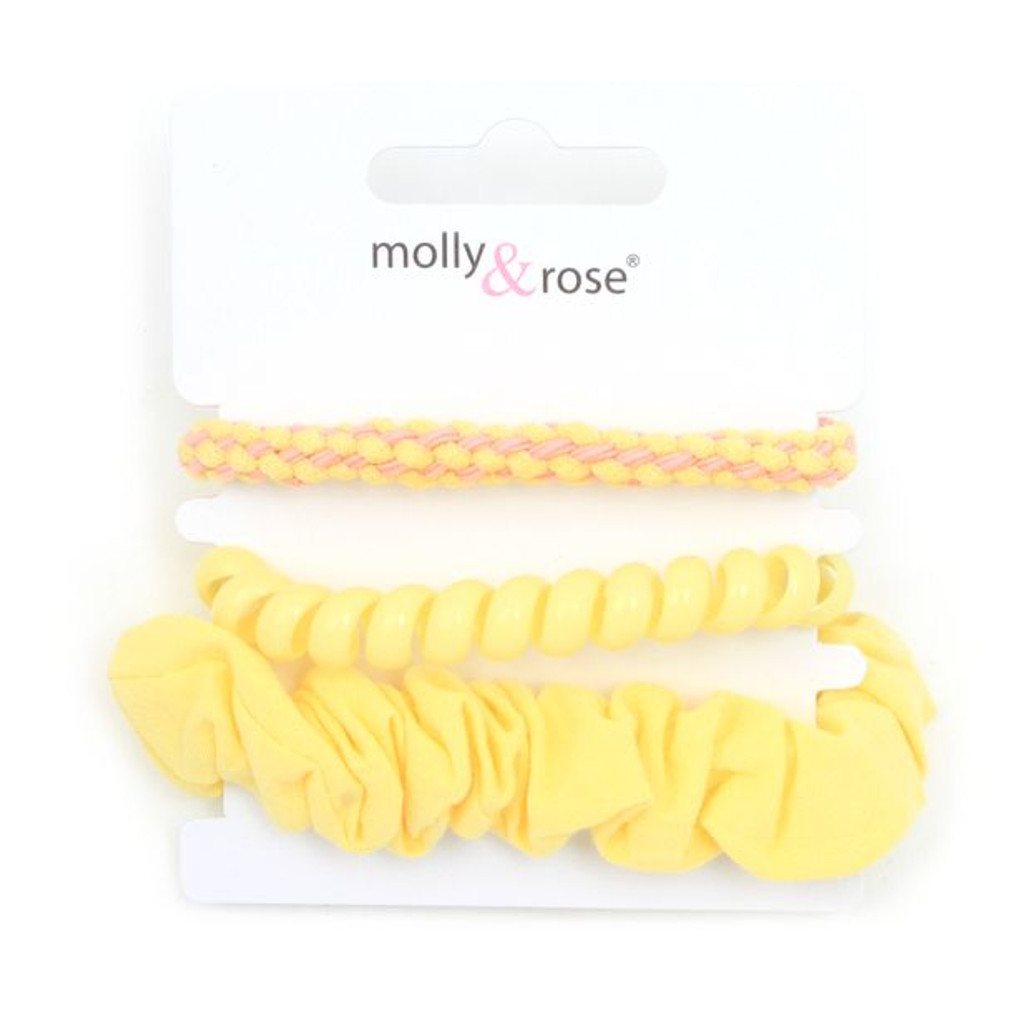 Scrunchie, Elastic & Telephone Cord Set