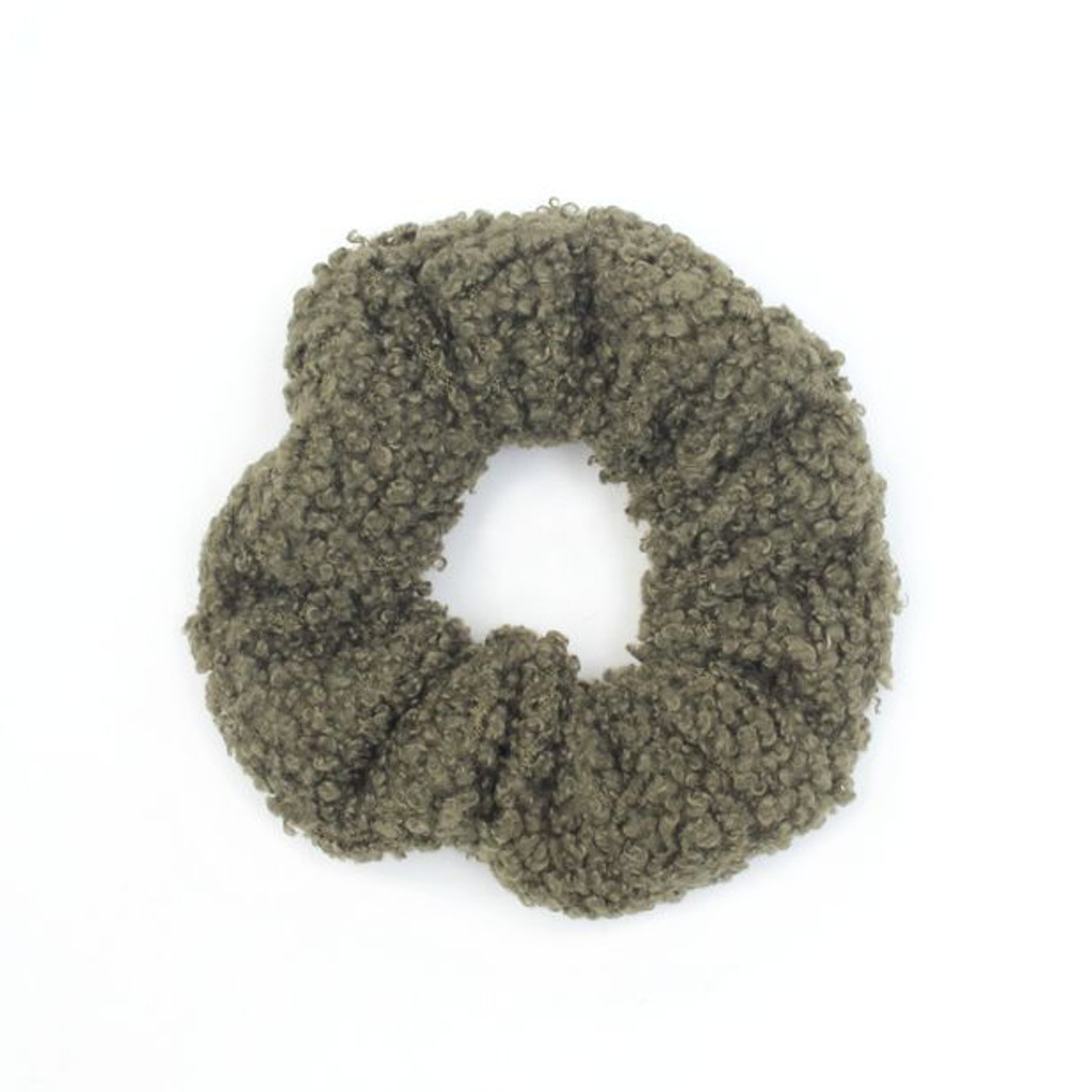 Boucle Fabric Scrunchie