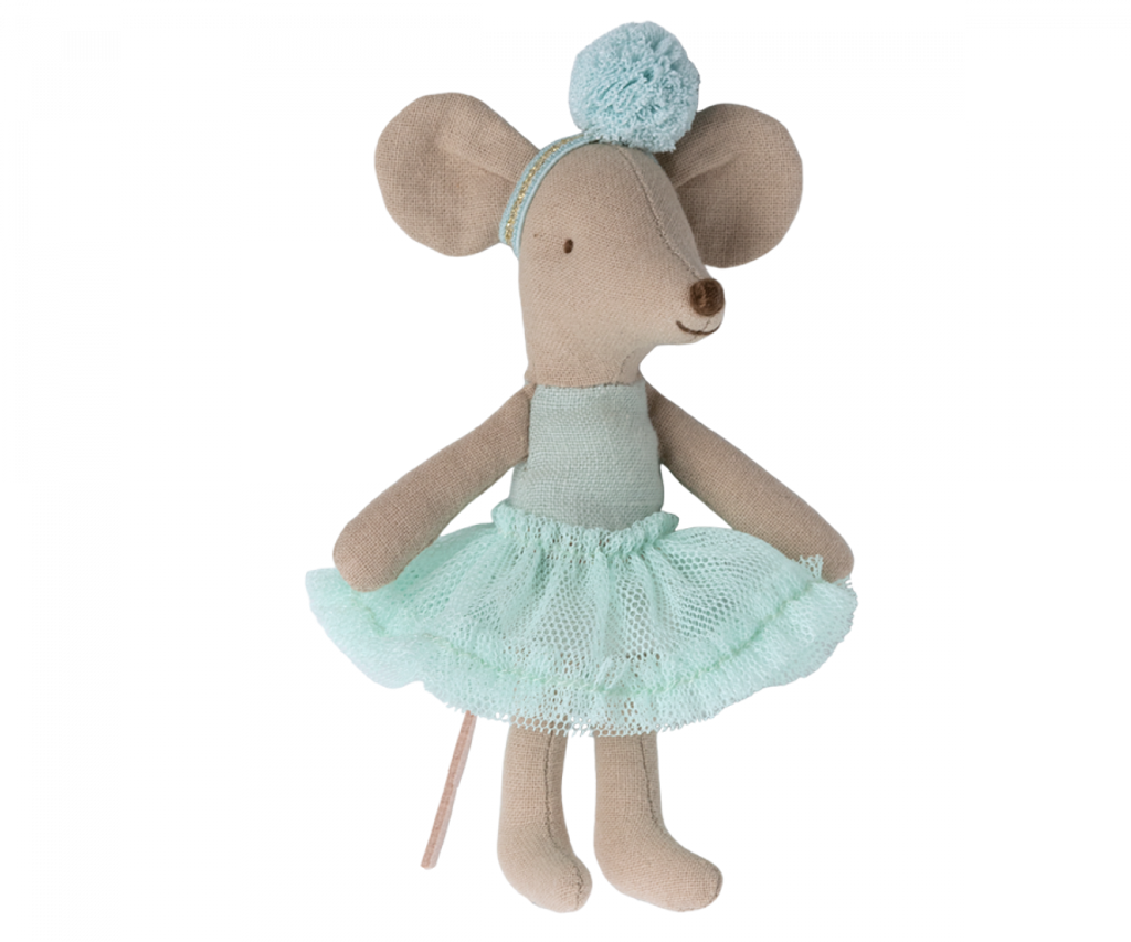 Ballerina Mouse Little Sister - Light Mint