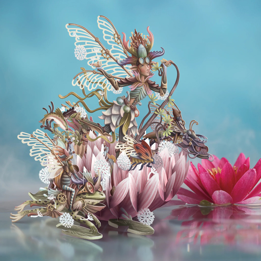 The River Fairy - 3D Pop Up Greetings Card 3D038