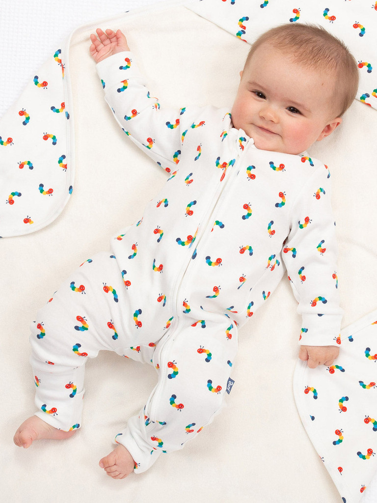 Rainbow Caterpillar Sleepsuit