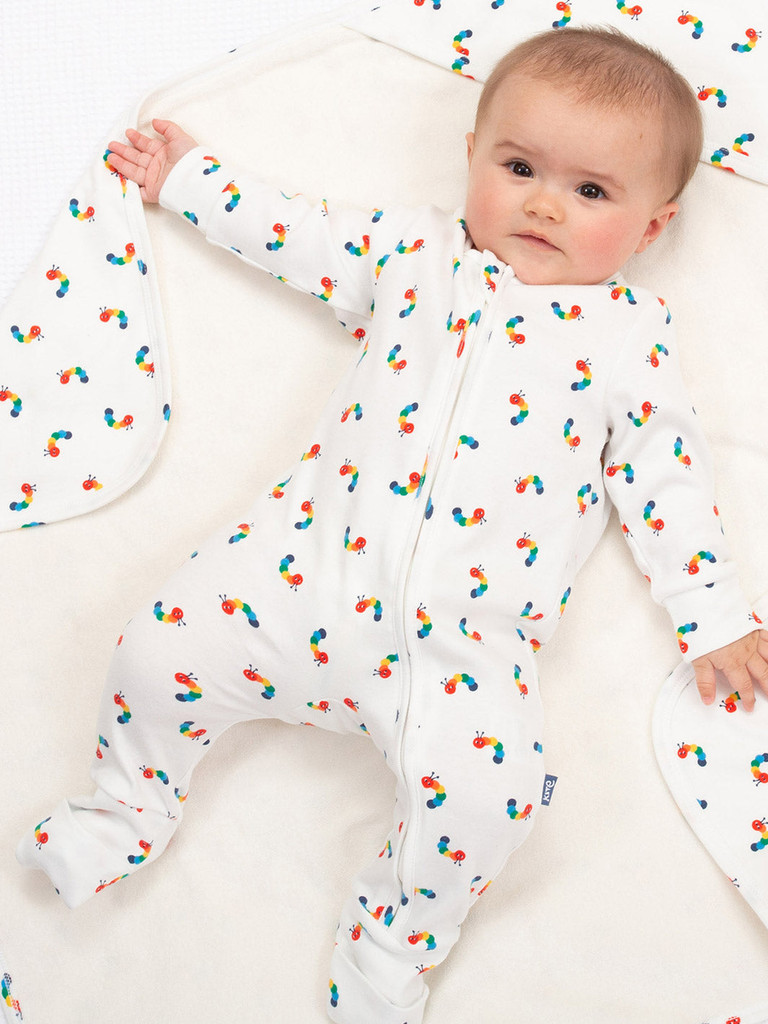 Rainbow Caterpillar Sleepsuit