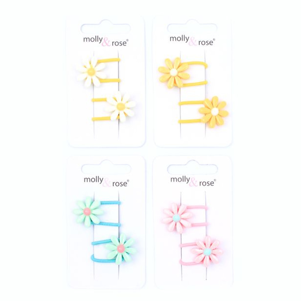 Daisy Motif Elastics 2pk