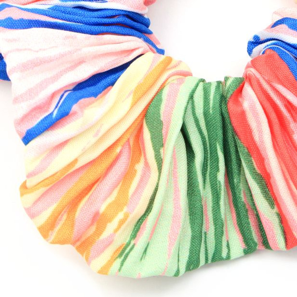 Regular - Rainbow Crinkle Scrunchie