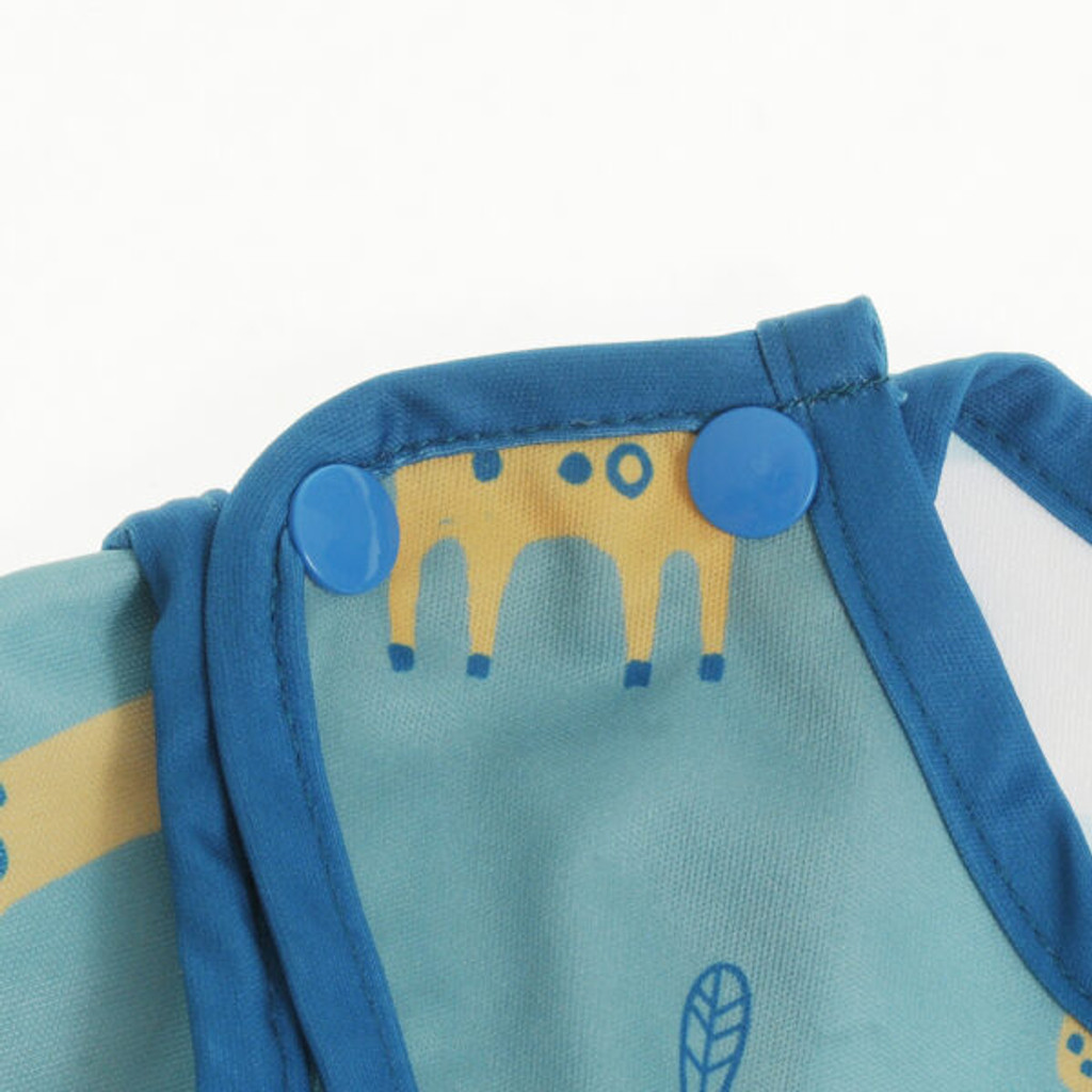 Coverall Feeding Bib Giraffe & Elephant