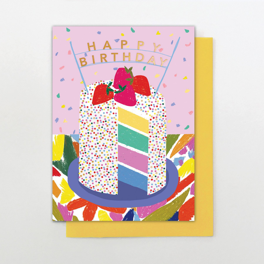 Rainbow Birthday Cake FS01