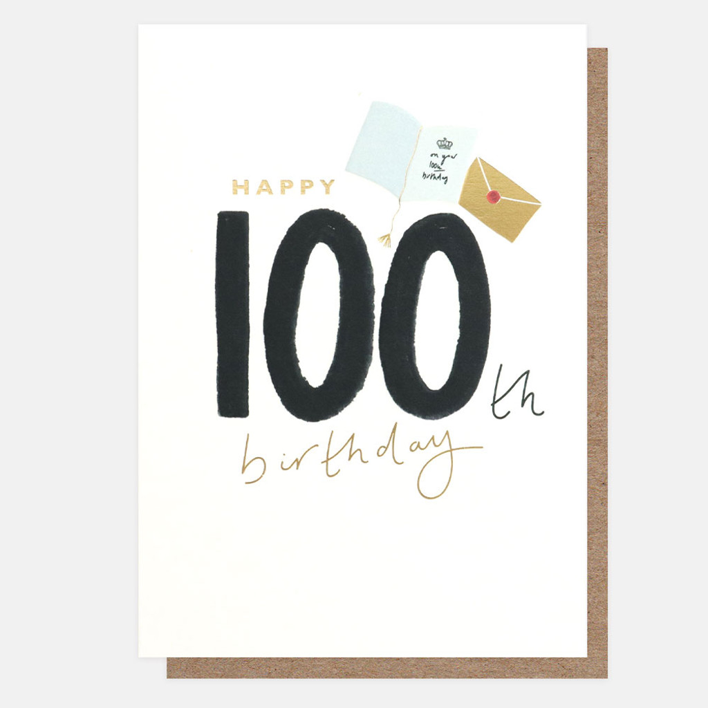 Happy 100th Birthday Letter SCN041