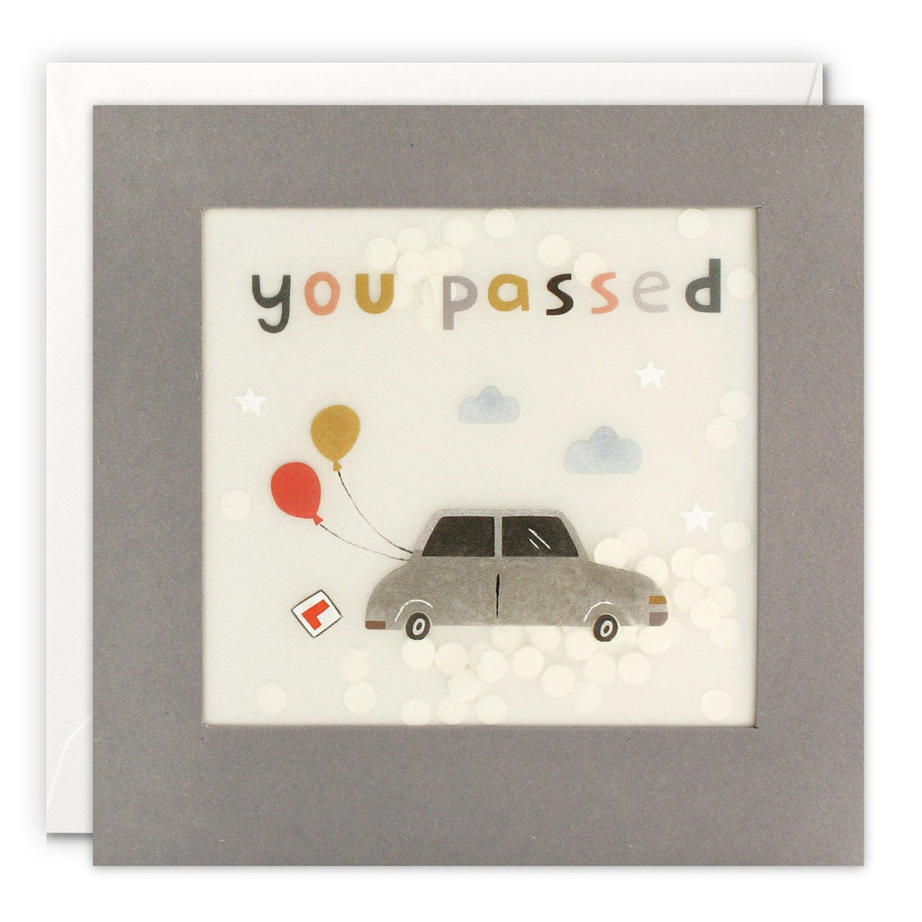 You’ve Passed Car Paper Shakies Card PP3315