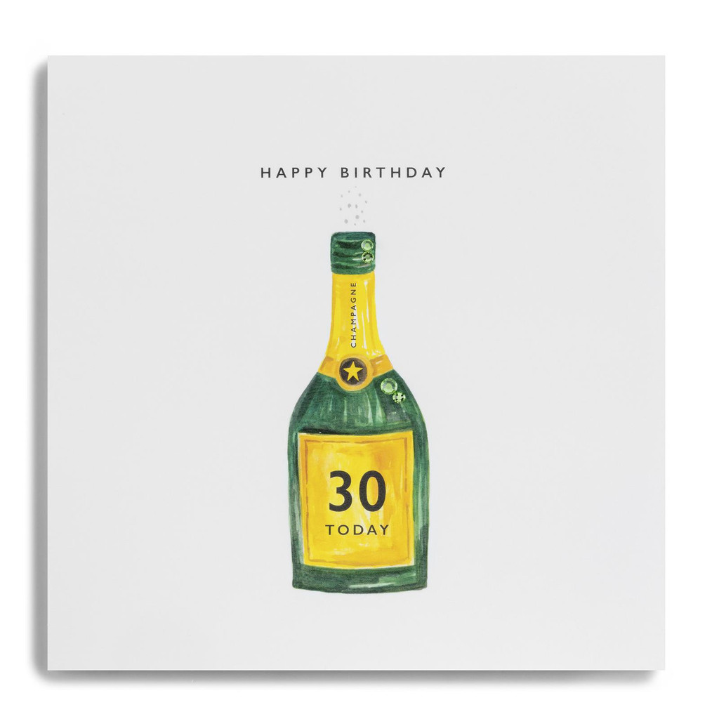 Happy Bithday 30 Today - Bottle of Champagne PKE11