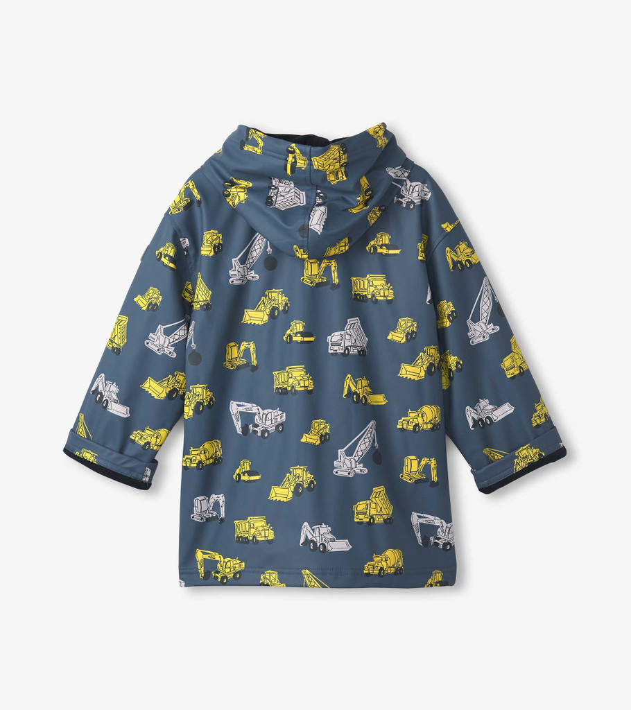 Under Construction Zip-Up Rain Jacket