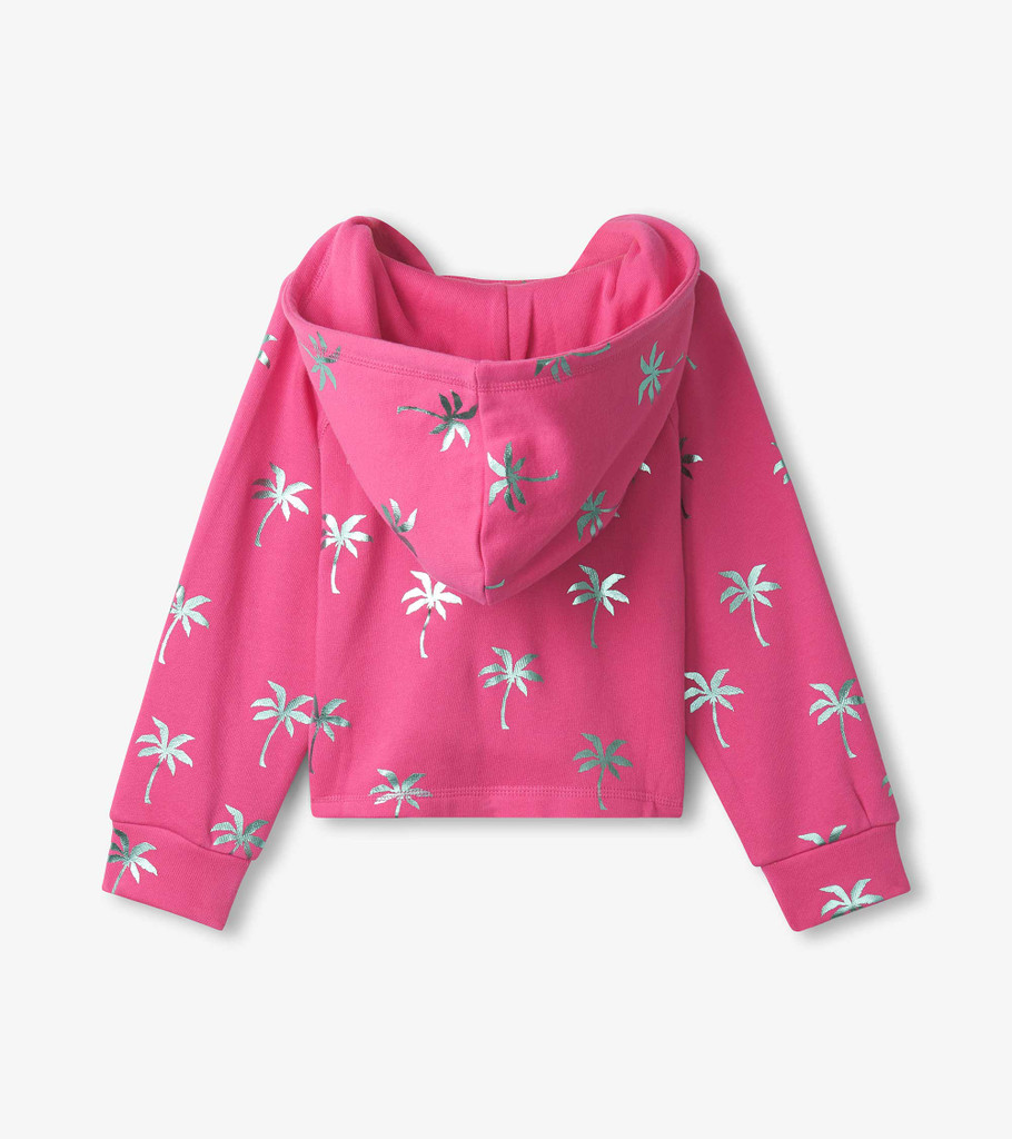 Shimmer Palms Raglan Hoodie