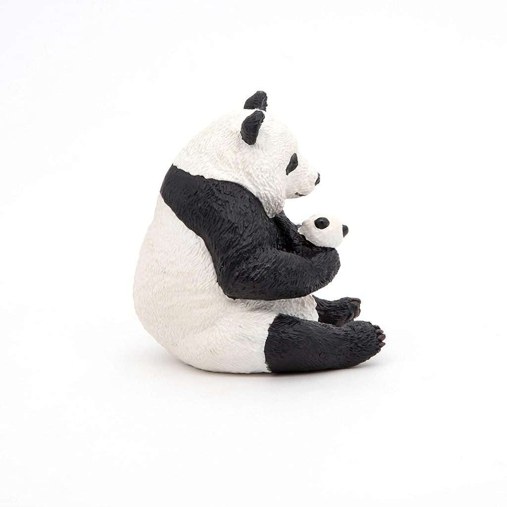 Sitting Panda And Baby - Papo