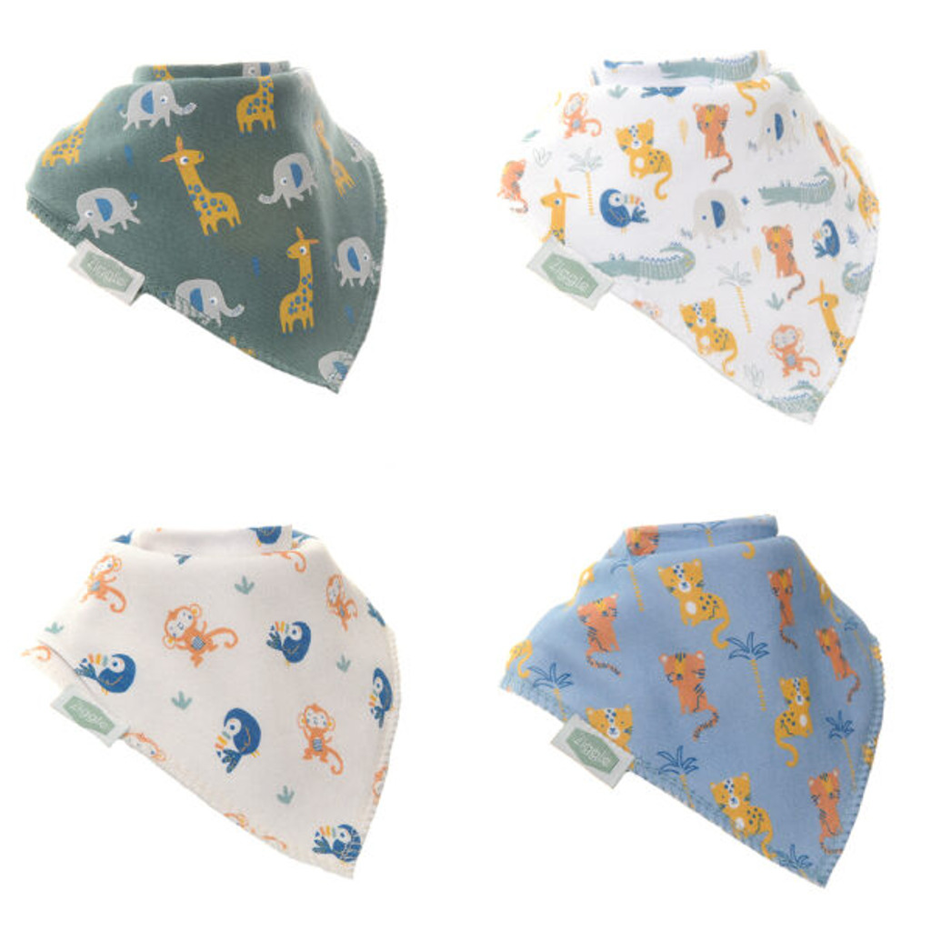Savanna Animals Bib Set