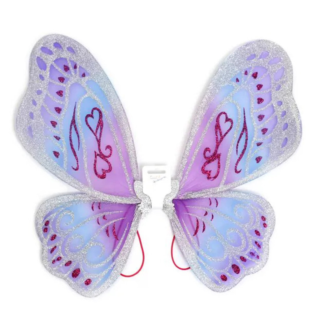 Purple Ombre Glitter Fairy Wings