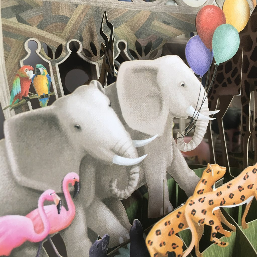 Noah's Ark - Top of the World Pop Up Greetings Card TW029
