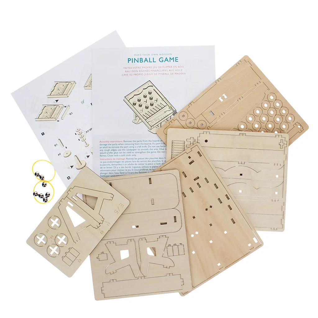 Make Your Own Wooden Table Game - Pinball