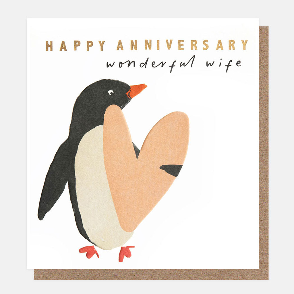Happy Anniversary Penguin Wife LUV018