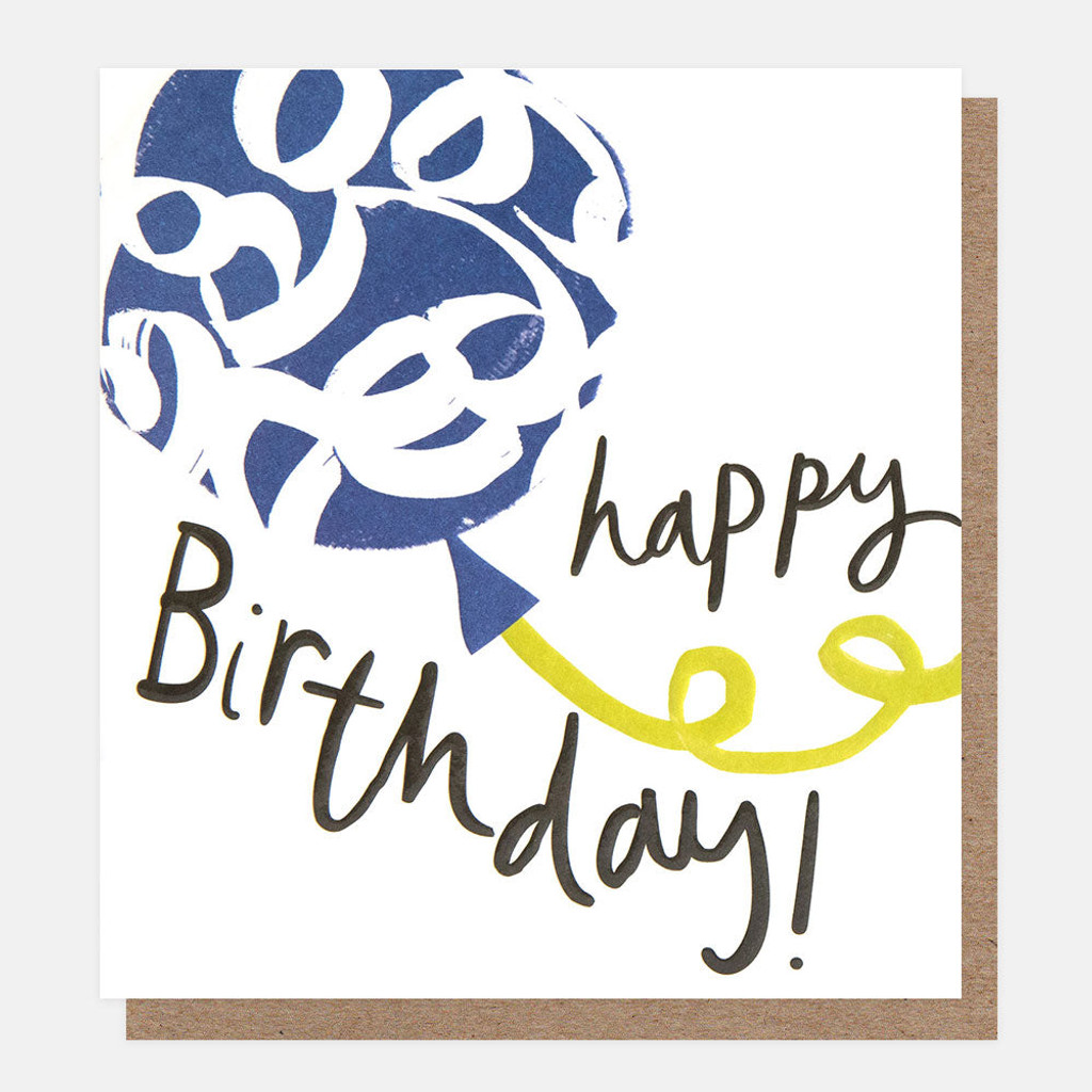 Blue Balloon Birthday DLE006