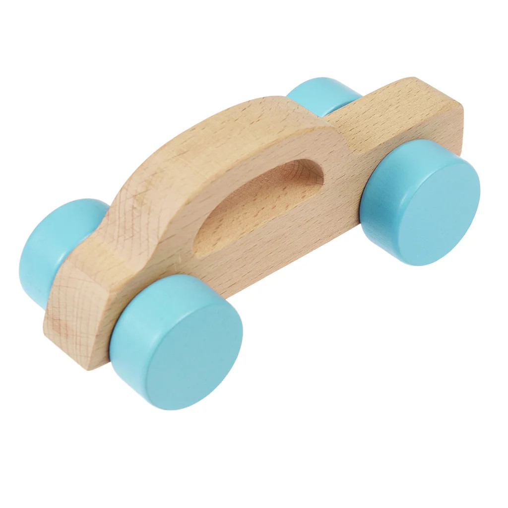 Wooden Push Along - Car