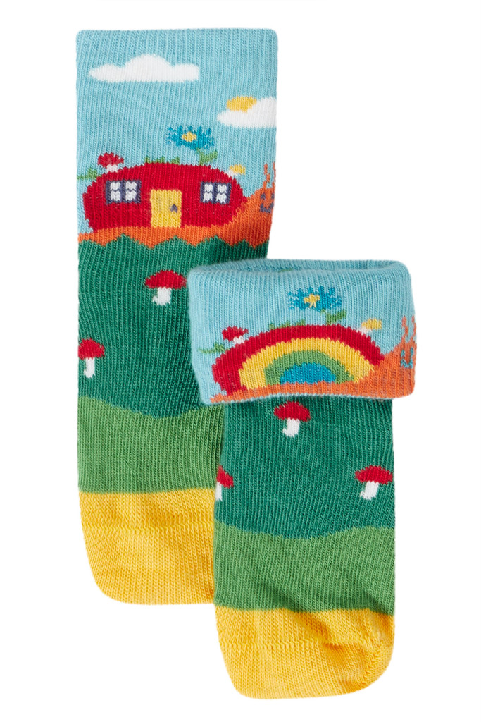 Fun Fold Over Socks 2 Pack - Woodland Pals Multipack