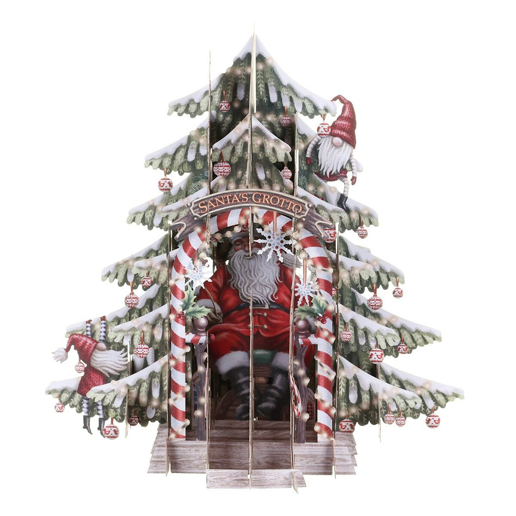 Santa’s Grotto - 3D Christmas Card X3D040