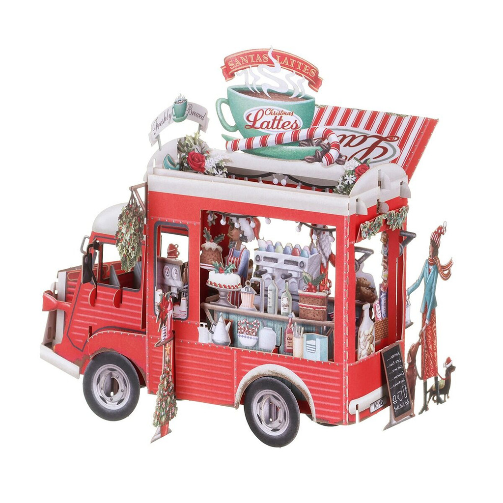Christmas Coffee - 3D Christmas Card X3D041