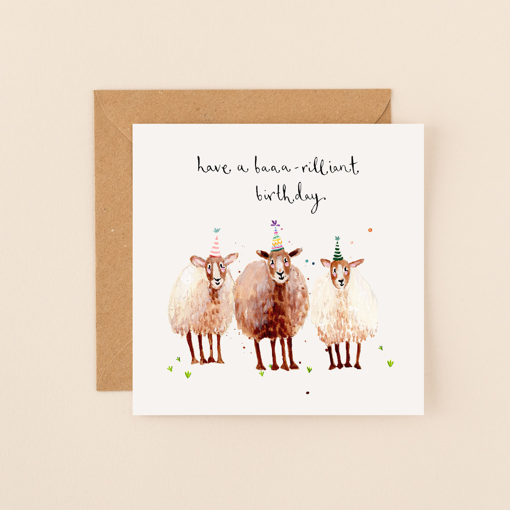 Sheep Baaa-rilliant Birthday FF132