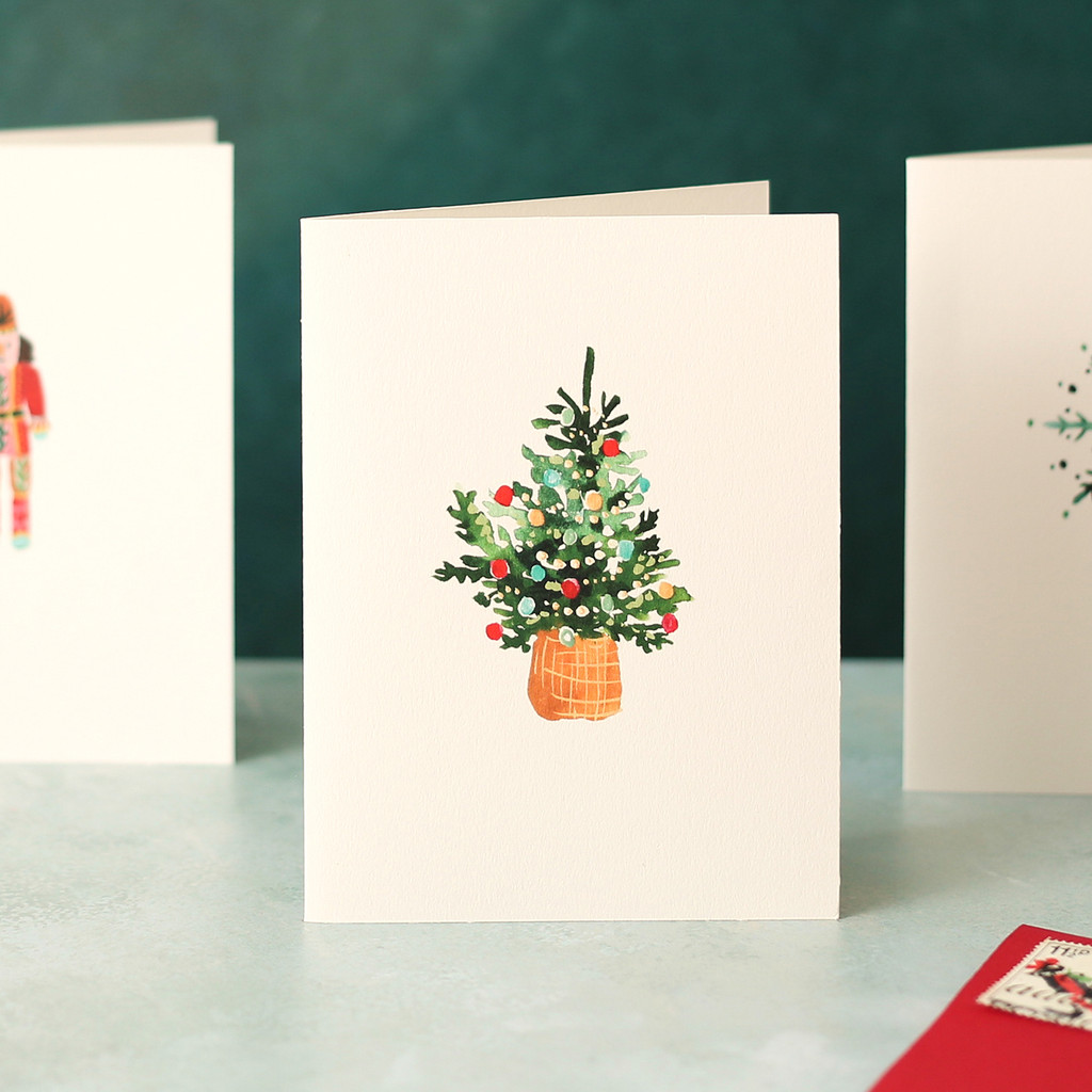 Christmas Tree Mini Christmas Card BIJX02