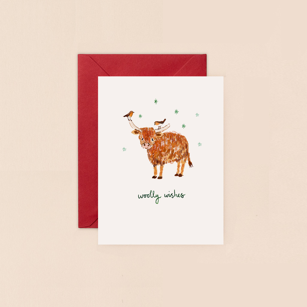 Highland Cow & Robins BIJX29