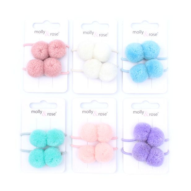 Pom Pom Elastics 2pk