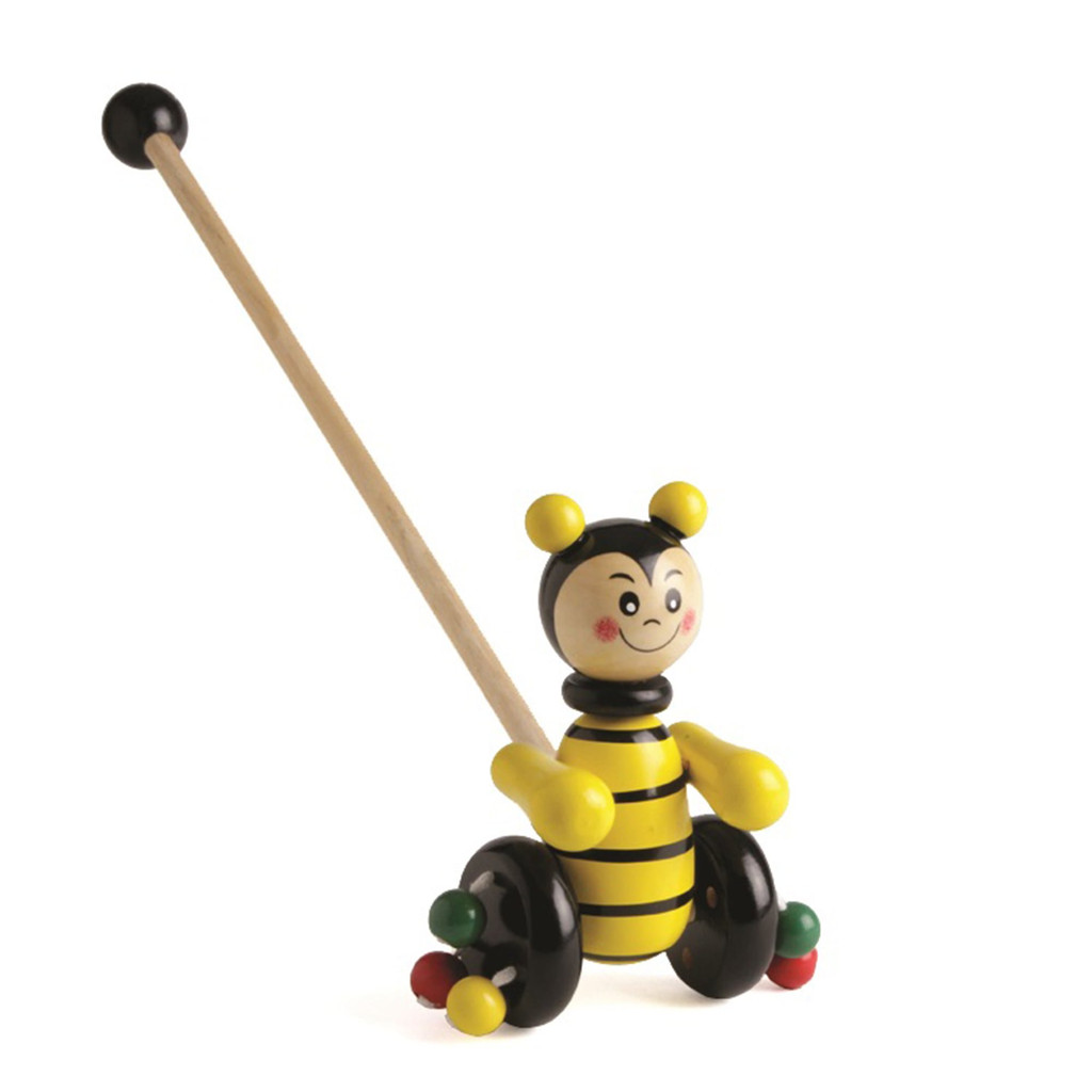 Push Along Wooden Bee