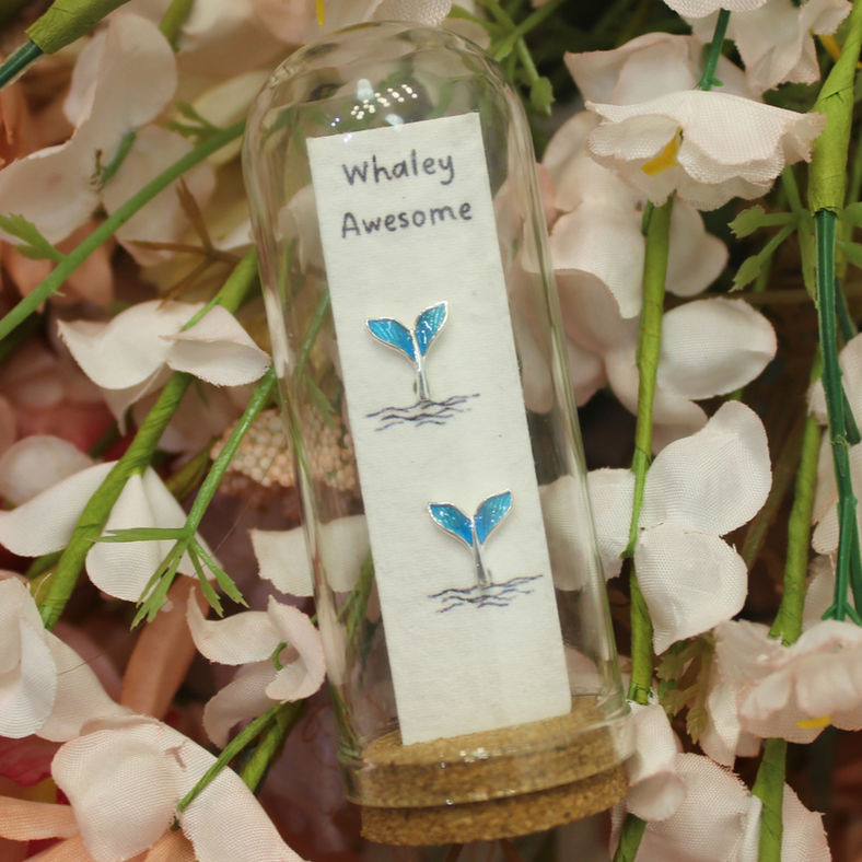 Earrings - Whaley Awsome Whale